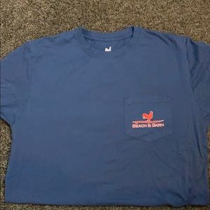 Navy Blue Beach Barn t-shirt